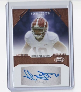 HENRY TO'OTO'O 2023 ASPIRE BRONZE PARALLEL AUTOGRAPHED ROOKIE-SHIPS FREE - Picture 1 of 23