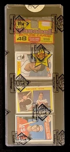 Topps Baseball Rack Pack 1985 sigillato BBCE (Mark McGwire RC Top, Pete Rose Back) - Foto 1 di 3