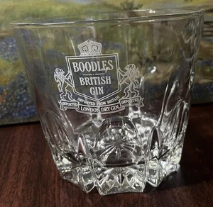 Boodles British Gin Novelty Imported Oversized Clear Shot Glass 40oz Rare Clean! - Picture 1 of 6