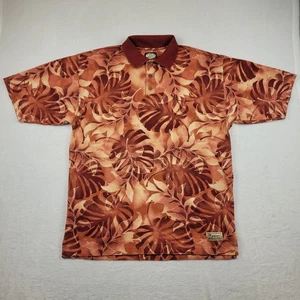 Polo Tommy Bahama 1/4 Botón Floral Talla Mediana 100% Algodón - Imagen 1 de 7