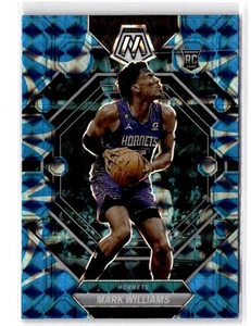 2022-23 Panini Mosaic Mark Williams RC #230 Reactive Blue Charlotte Hornets - Picture 1 of 2