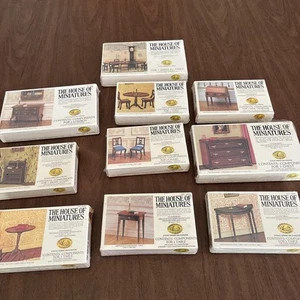 La Casa delle Miniature Kit Casa delle Bambole Vintage: 10 Kit Nuovi Sigillati - Foto 1 di 22