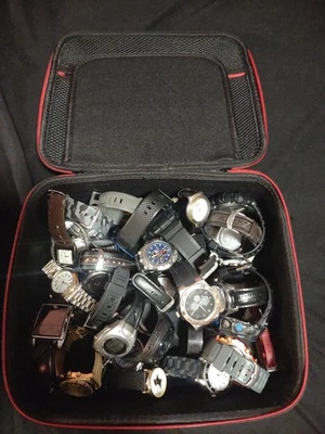 Watch Lot Personal Collection for Wear Or Resale Vintage to Now 32 Pieces . - Image 1 of 4