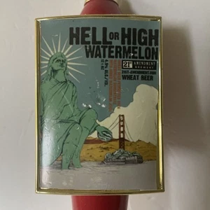 21st Amendment Brewery Handle Watermelon men cave/bar collectible - Picture 1 of 8