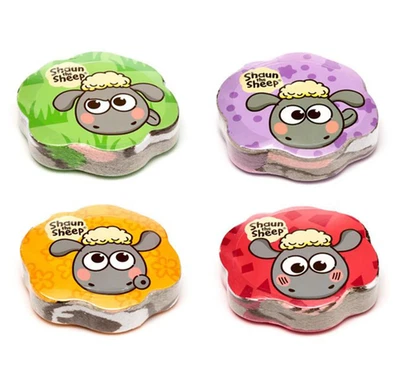 Shaun The Sheep Magic flannel Compressed Travel Towel wash bath kids Holiday - Image 1 of 4