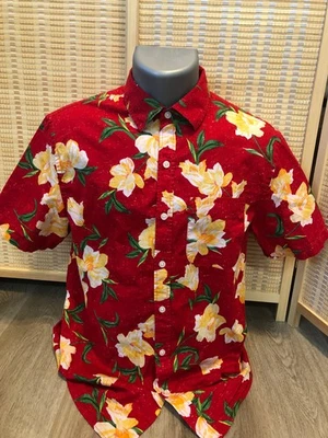 Old Navy Tropical Hawaiian Button Up Down Shirt 100% Cotton Medium M (H155) - Image 1 of 4