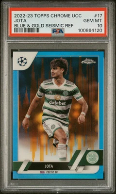 2022-23 TOPPS CHROME UEFA CLUB COMPETITIONS #17 JOTA 72/75 PSA 10 - Image 1 of 2
