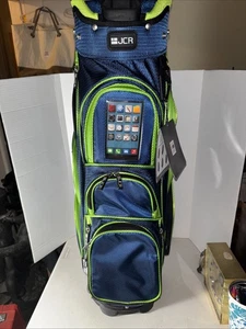 NEU JCR Golf TL650 Cartbag 14-fach Top - Navy und Lime - Bild 1 von 13