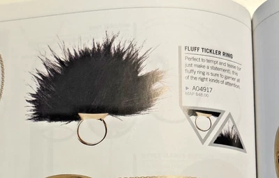 Anillo Cosquillas Pelusa Cleopatra Babes Sin Atar Dedo Chapado en Oro Joyería Nuevo en Caja Foto 1 de 4