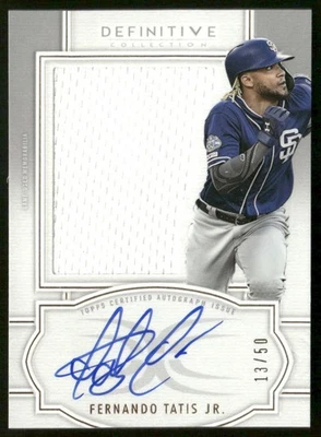 Topps Definitive Autograph Relics 2020 #ARC-FTJ Fernando Tatis Jr./50 Foto 1 de 2