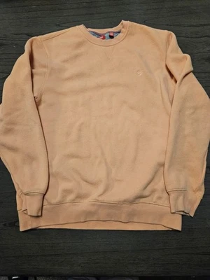 Sudadera Izod Agua Salada Manga Larga Cuello Redondo Talla Mediana Melón/Naranja Claro Foto 1 de 4