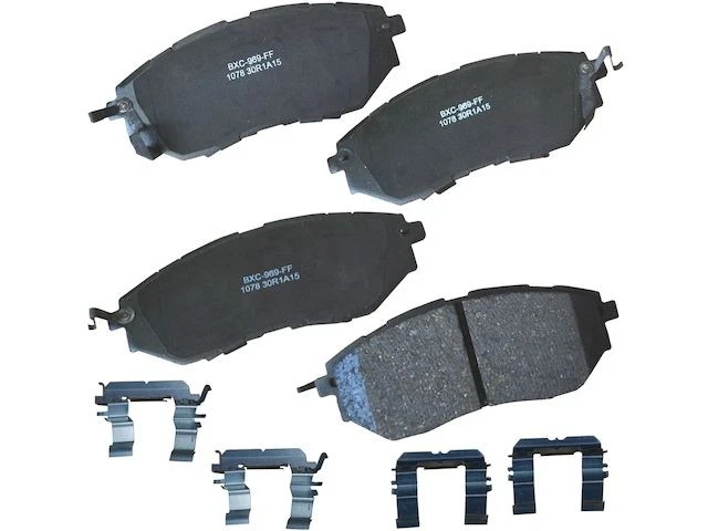 Para 2015-2021 Subaru WRX conjunto de pastilhas de freio dianteiro Bendix 66419NPNY 2016 2017 2018 - Imagem 1 de 2