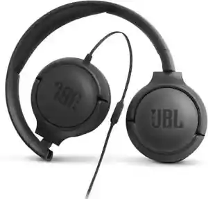 JBL Tune 500 Wired On-Ear Headphones JBL Pure Bass Sound 1-Button Remote & Mic - Picture 1 of 5