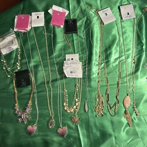 STYLE & CO Beaded mixed Brands Necklace, Macy’s Jewelry Return 12 Pc Nice Lot - Picture 1 of 7