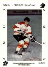 1992 Quebec Pee-Wee Tournament #801 Jonathan Lemerise