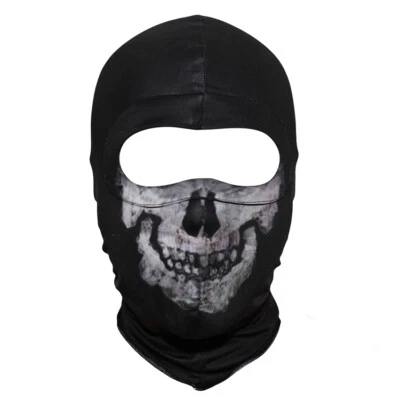 Fabric COD Ghost Face Mask Balaclava Winter Helmet Skull Halloween Prop Cosplay - Image 1 of 4