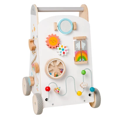 howa Lauflernwagen, Baby Walker, Lauflernhilfe "my rainbow" aus Holz 6016