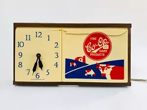 COOP COOPERATIVE FARMERS Reloj de Pared Iluminado Vintage Productos Lácteos - Imagen 1 de 6