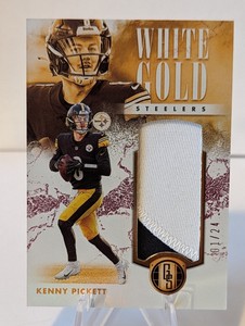 2023 Panini Gold Standard White Gold Mem. Prime /24 Kenny Pickett Steelers #26