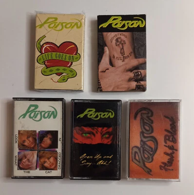 Poison Cassettes: Look What the Cat Dragged In-Open Up And Say Ahh-Flesh & Blood - Image 1 of 4