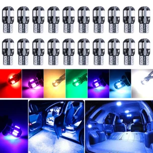 20 x T10 LED 194 168 W5W Interior Map Dome Trunk License Plate Light Bulbs 2886X - Foto 1 di 19