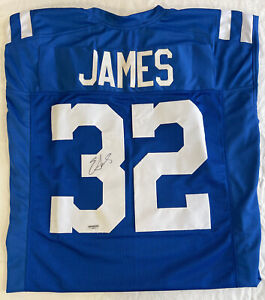 Edgerrin Tyree James Indianapolis Colts Rare Signed Autographed Jersey GAA COA
