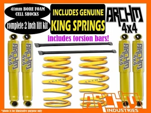 HOLDEN FRONTERA MX UES25 (99-03) ARCHM4X4 & COIL SPRING 2INCH 50mm LIFT KIT - Picture 1 of 1
