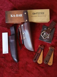 KA-BAR BECKER KNIFE & TOOL , HORACE BECKER BK62 "CUSTOM" SHEATH & HANDLES, NICE! - Picture 1 of 17