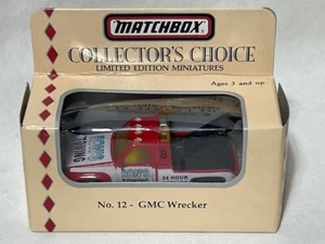 1994 Matchbox Collectors Choice GMC Wrecker Ron's Towing, #12, Red, 1/64 - Picture 1 of 2