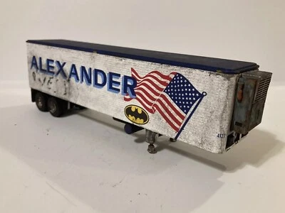 DCP Thermo King Reefer Van Semi Trailer For 1/64 Diecast Truck Custom Weathered - Image 1 of 4
