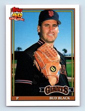 1991 Topps Traded Bud Black San Francisco Giants #11T