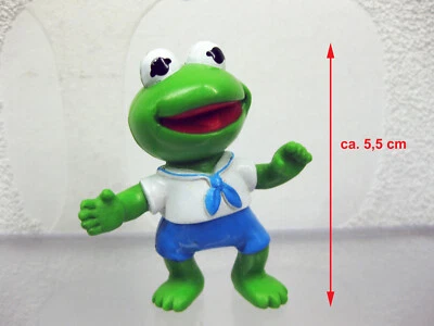 Kermit der Frosch PVC-Figur von Ha! 1987 / 80er Jahre Vintage Muppet Babies - Bild 1 von 3
