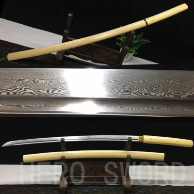 Espada Samurai Katana Japonesa Hecha a Mano Lista para Batalla Plegada Acero Full Tang Afilada Foto 1 de 4