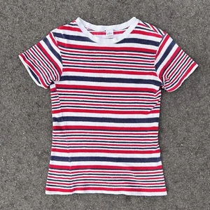 Vintage 50s Jantzen Striped Terrycloth T-Shirt MCM Medium USA Rare - Picture 1 of 7