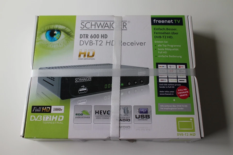 SCHWAIGER DTR600HD DVB-T2 HD Receiver - Schwarz