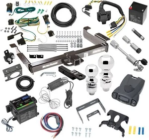 10K Trailer Hitch + P3 Brake Control For 03-25 Express Savana Drawbar Breakaway - Picture 1 of 11