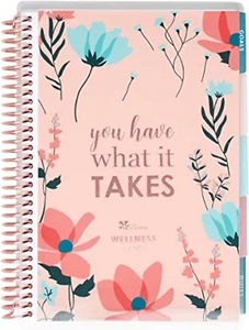 Coiled A5 Daily Wellness Planner, Features 160 Pages of Thick, Bleed Resistant 8 - Picture 1 of 12
