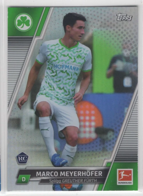 2021-22 Topps Bundesliga Silver Foil #85 Marco Meyerhofer /75 - NM-MT - Image 1 of 1