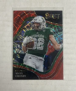 Maxx Crosby 2022 Panini Select Draft Picks Field Level Red Lazer Prizm #189 - Picture 1 of 2