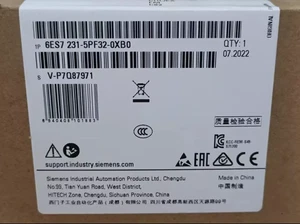 New Siemens 6ES7231-5PF32-0XB0 6ES7231-5PF32-0XB0 S7-1200 Analog input SM 1231 - Picture 1 of 3