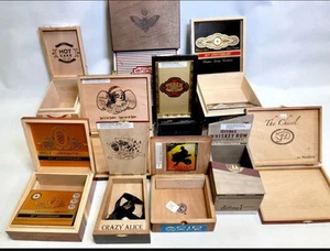 10 Empty Cigars Boxs - Picture 1 of 3