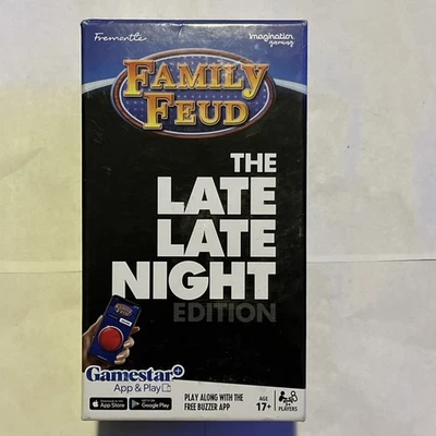 Family Feud Late Night Edition Adult Trivia Party Card Game Adult Fun 400 Survey - Image 1 of 3