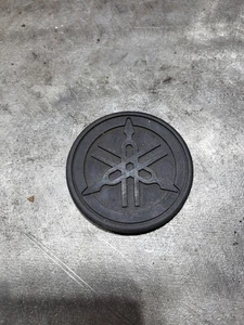 Vintage Yamaha Snowmobile Dash Rubber Gauge Insert Blank Off - Picture 1 of 5