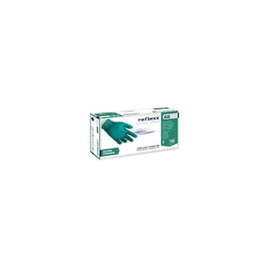 Guanti in nitrile verde moca reflexx 68 (conf. 100 pz) tg.xl - Foto 1 di 1