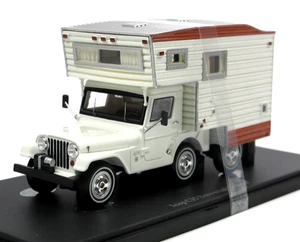 1/43 RESIN AUTOCULT JEEP CJ5 UNIVERSAL CAMPER VAN/CARAVAN WHITE USA 1969 #09017 - Picture 1 of 10