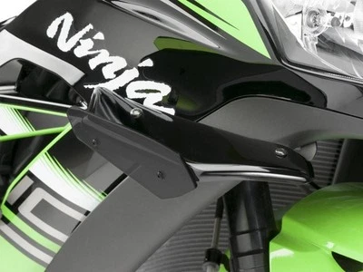 Alerones deportivos Puig Black carga aerodinámica Kawasaki ZX-10R Ninja Performance 2016-2018 Foto 1 de 4