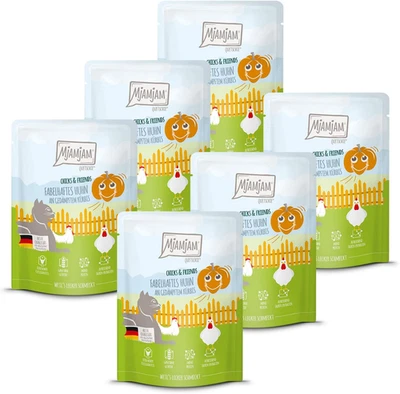 - Cibo Umido Premium per Gatti - Quetschie - Chicks & Friends Favoloso Pollo Con - Immagine 1 di 4