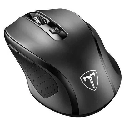 VicTsing MM057 2.4G Wireless Portable Mobile Mouse Optical Mice & USB Receiver - Image 1 of 4