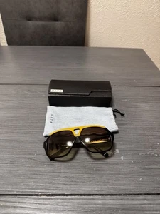 DITA BERETTA Sunglasses Black/orange-ish Flame Men With Case Pre Owned - Picture 1 of 9