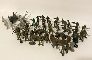 Vintage diverse Lot gemischte Standard Armee Männer Lot Soldaten Hubschrauber Jets - Bild 1 von 8